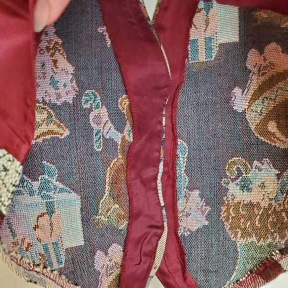 Vintage Backwood Blues Ugly Christmas Vest - Picture 9 of 11